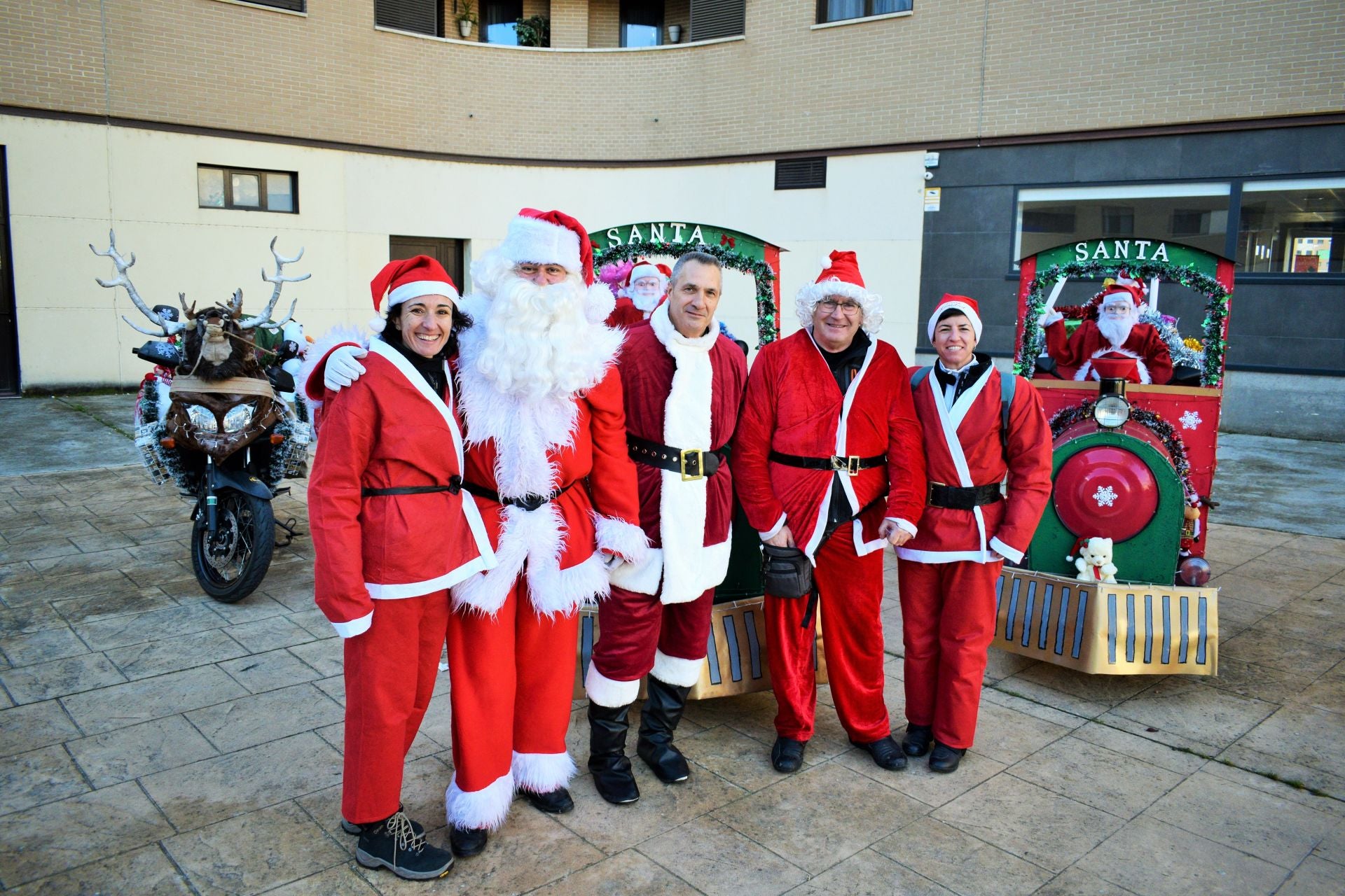 La llegada de Papá Noel en moto a Entre Ríos, en imágenes