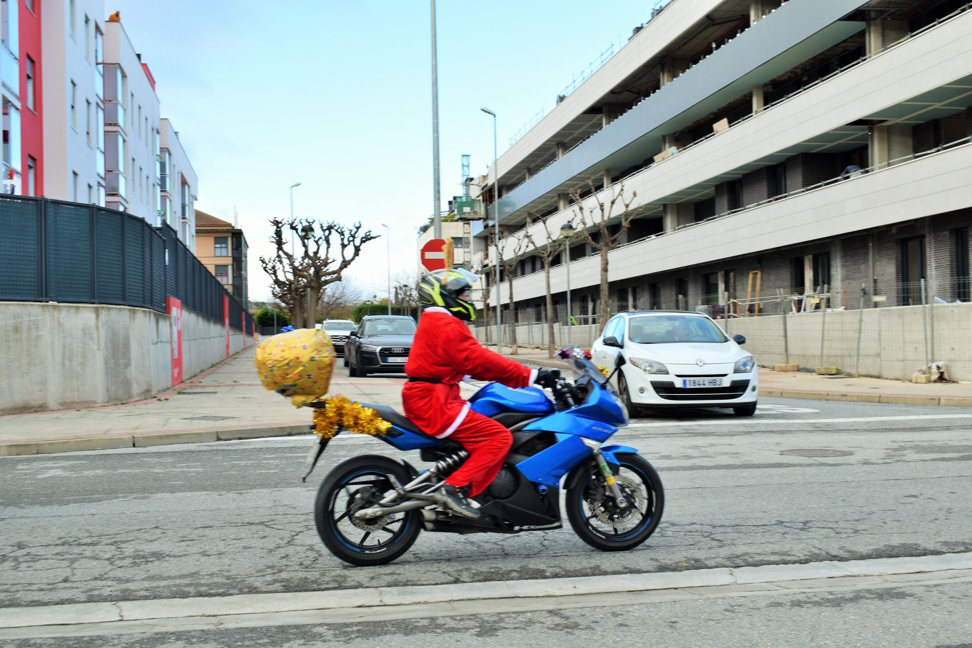 La llegada de Papá Noel en moto a Entre Ríos, en imágenes