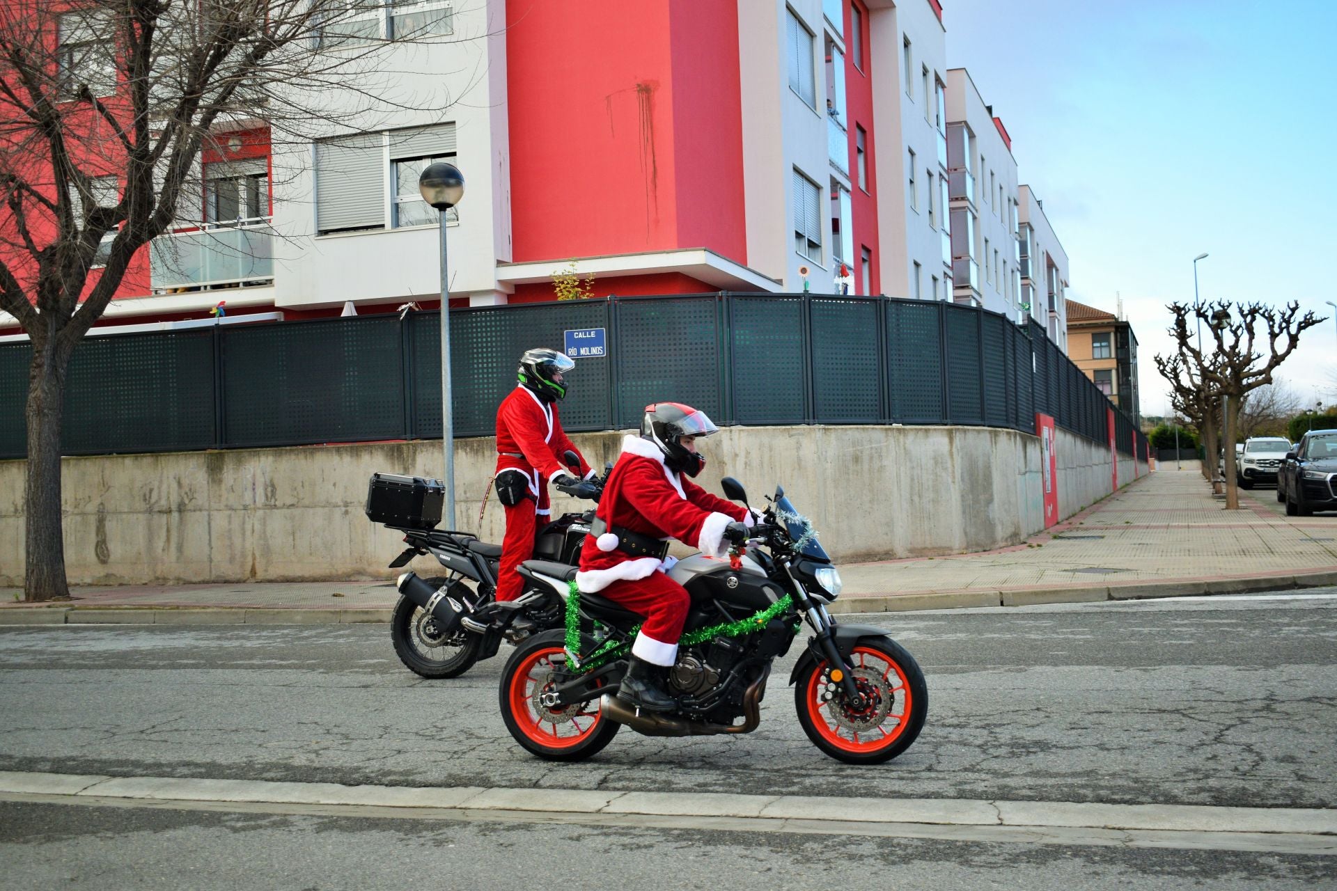 La llegada de Papá Noel en moto a Entre Ríos, en imágenes