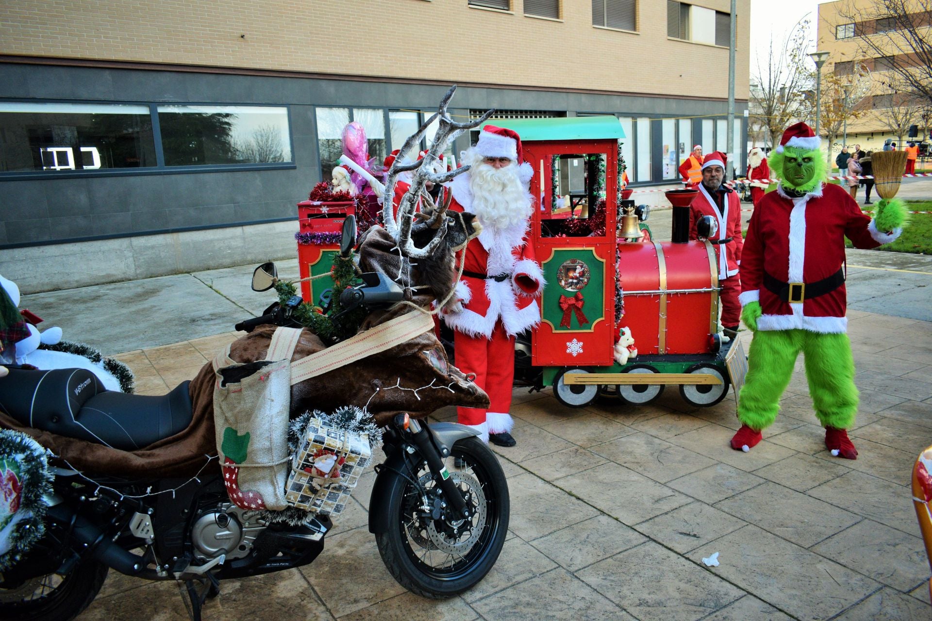 La llegada de Papá Noel en moto a Entre Ríos, en imágenes
