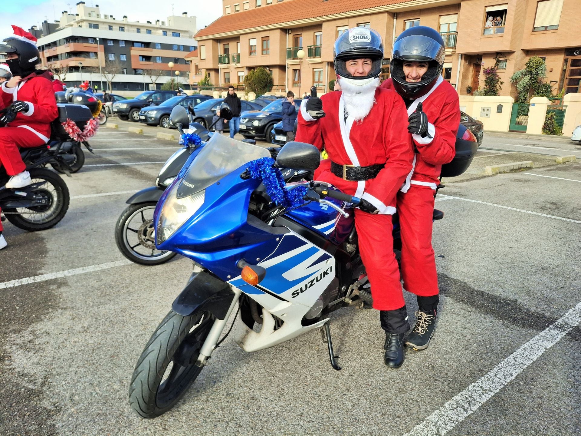 La llegada de Papá Noel en moto a Entre Ríos, en imágenes