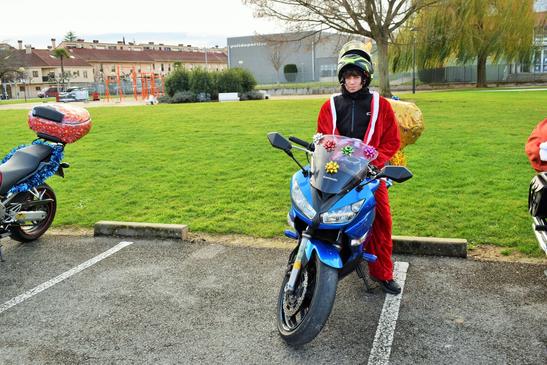 La llegada de Papá Noel en moto a Entre Ríos, en imágenes