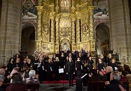 Ensamble Vocal, en un concierto de Navidad anterior.