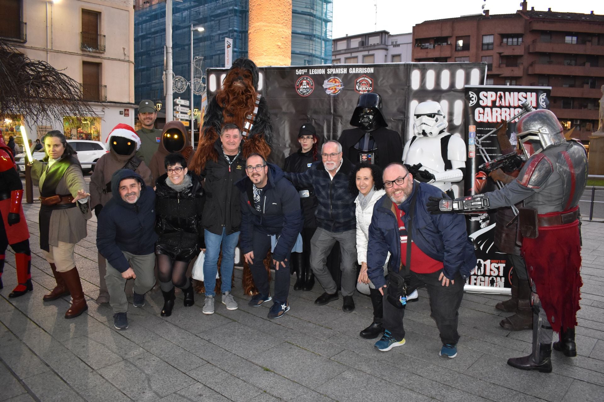 Los personajes de Star Wars visitan el Hospital de Calahorra