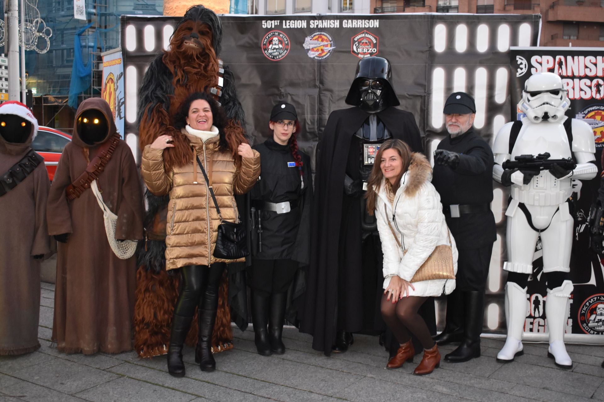 Los personajes de Star Wars visitan el Hospital de Calahorra