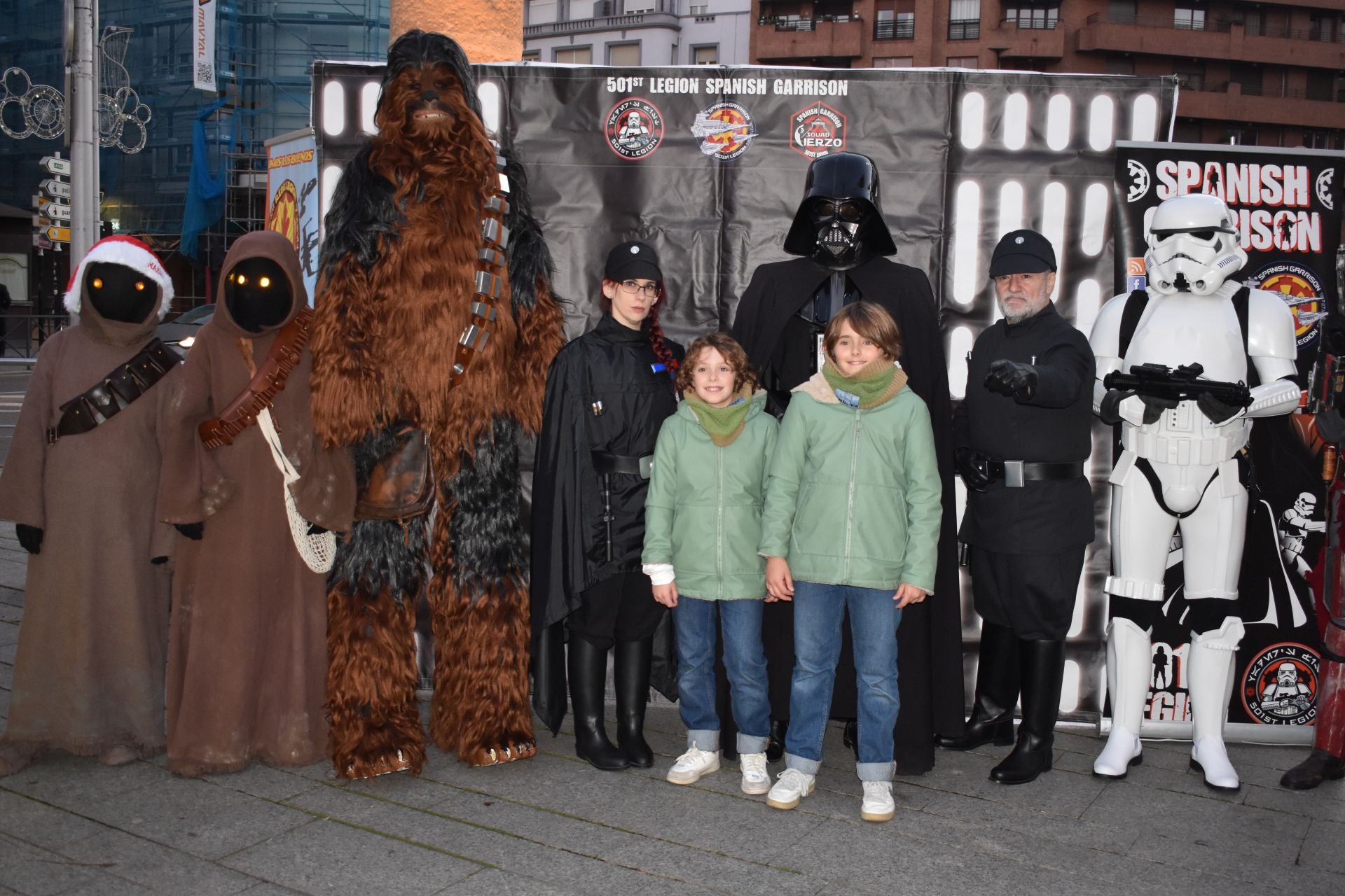 Los personajes de Star Wars visitan el Hospital de Calahorra