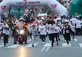 La carrera Mini San Silvestre en Logroño