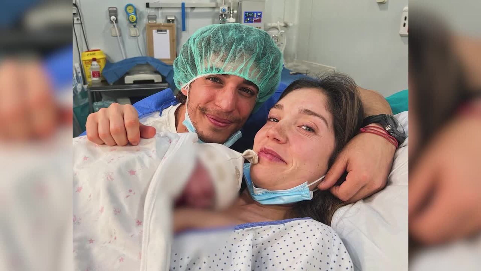 Miguel Herrán y Celia Pedraza dan la bienvenida a su primera hija en común
