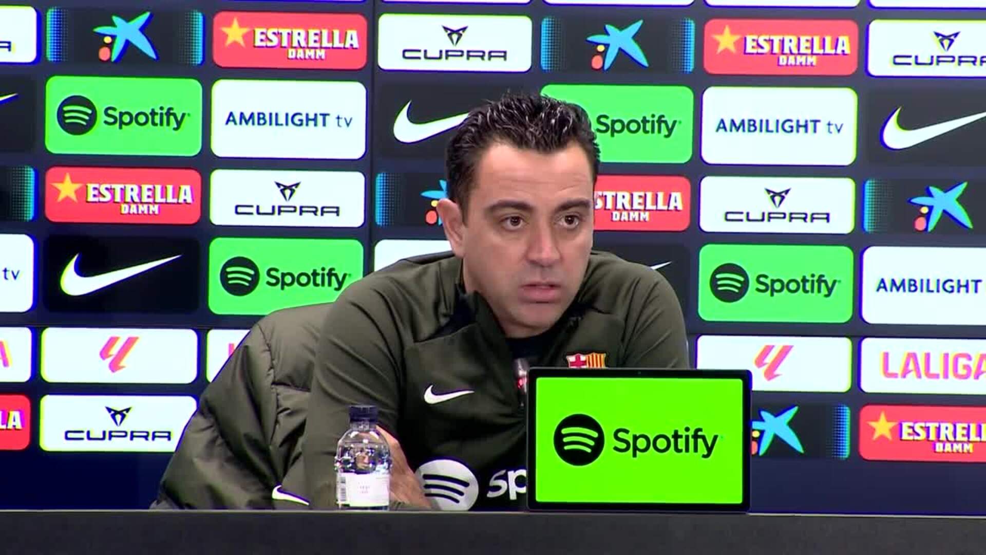 Xavi Hernández: "La implicación de los jugadores me emociona"