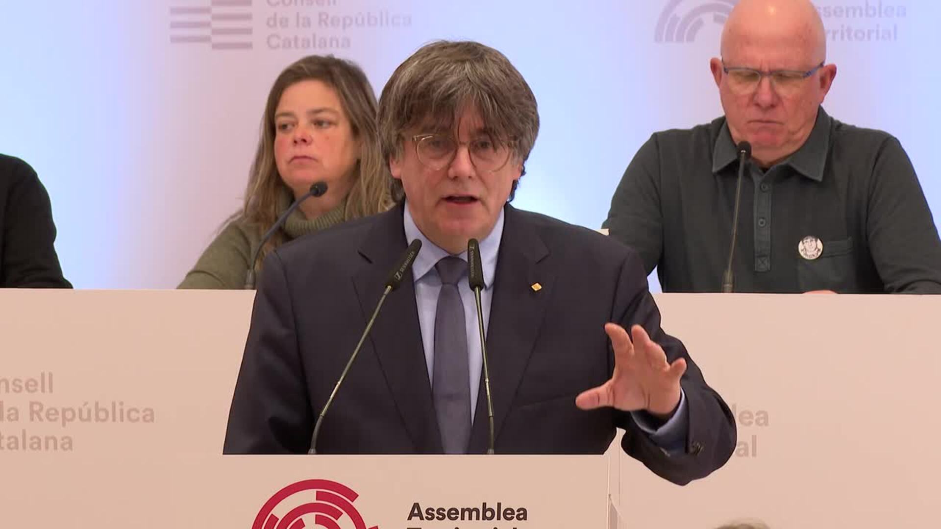 Puigdemont alerta de que la ley de amnistía no acabará con "la represión" del Estado