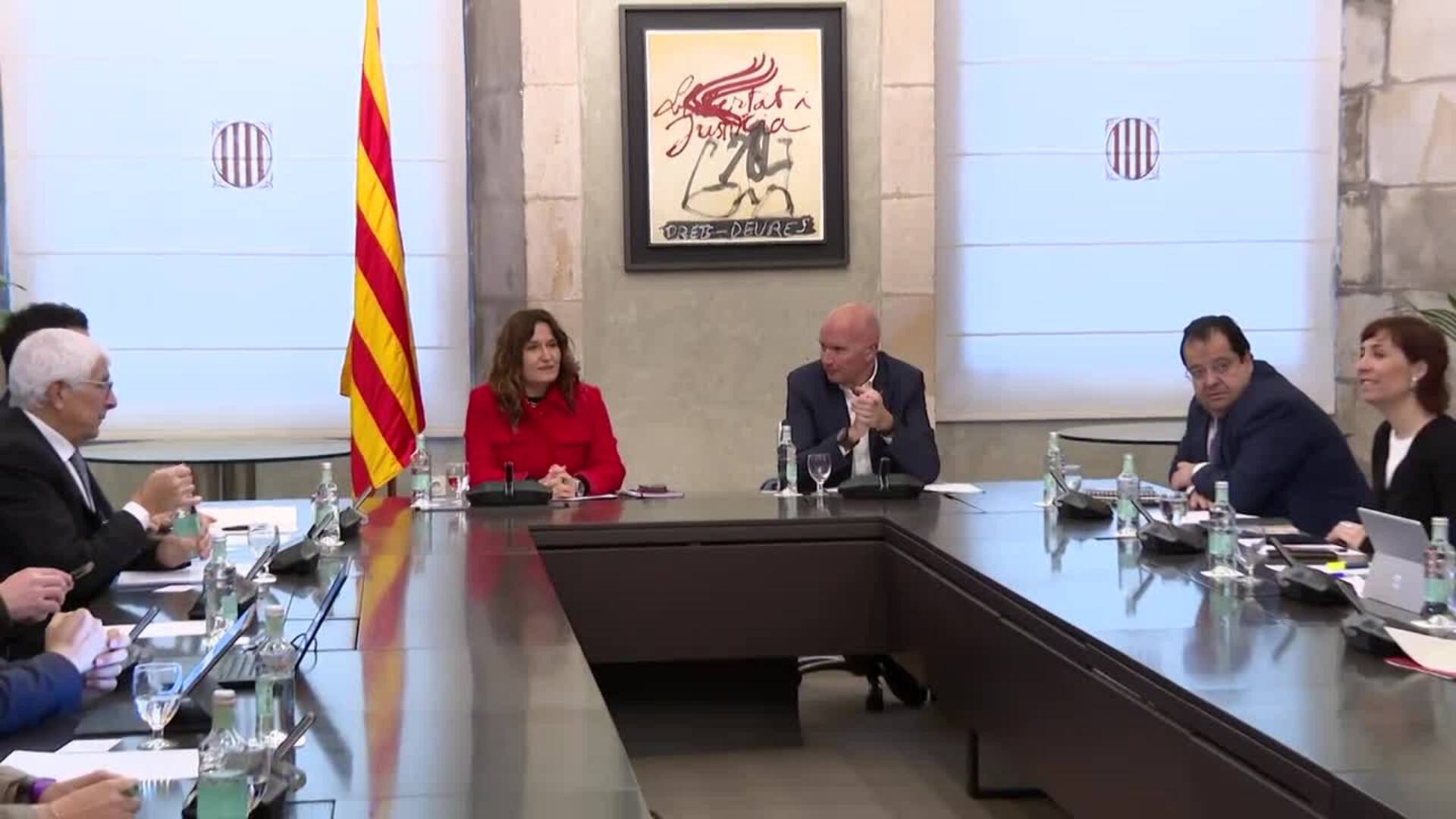Empieza la comisión interdepartamental de la sequía con la ausencia del president Aragonès