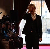 Cillero y Aleksiévich, en la rampa de salida de Actual 2025