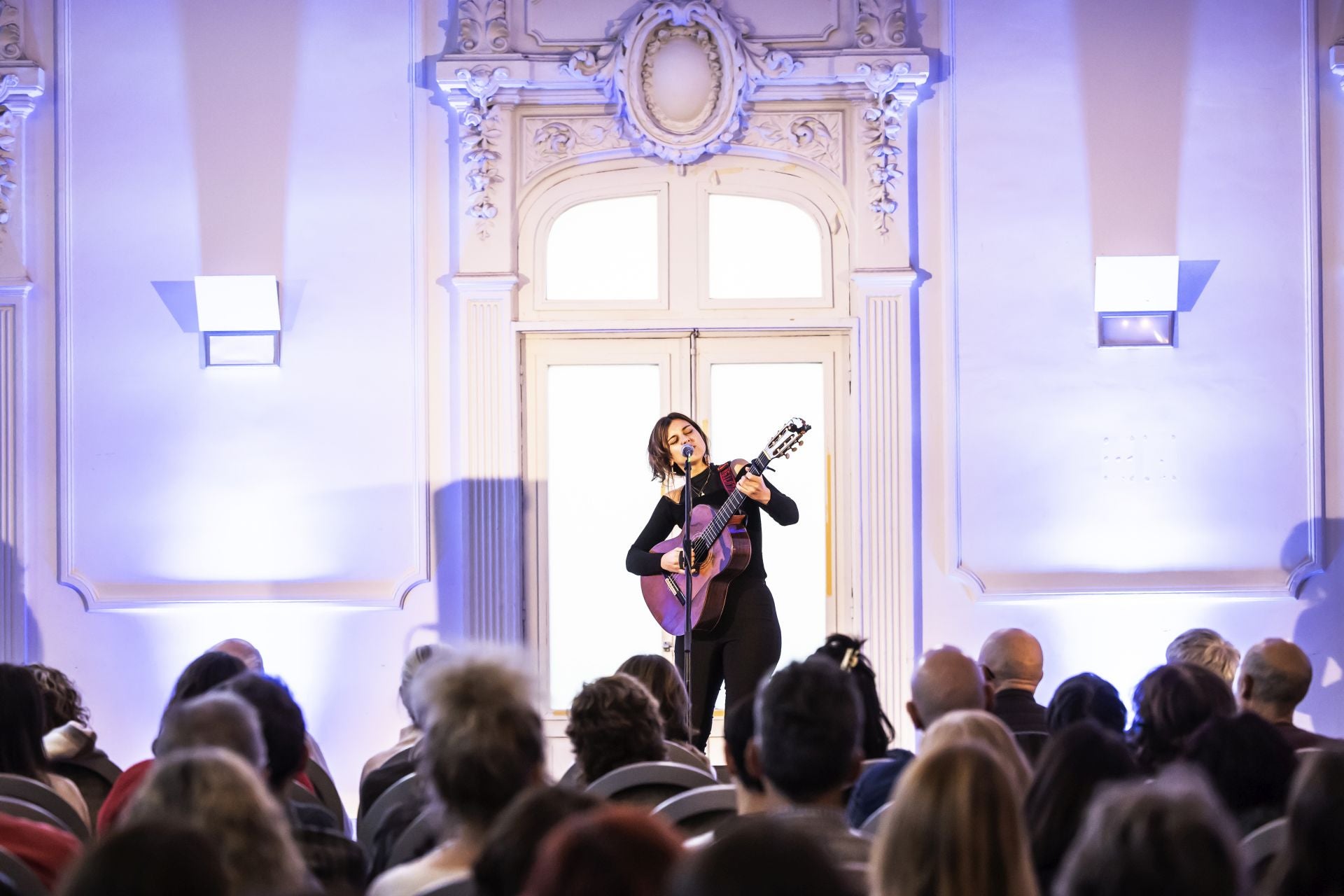 Guada, en el Café Cantante