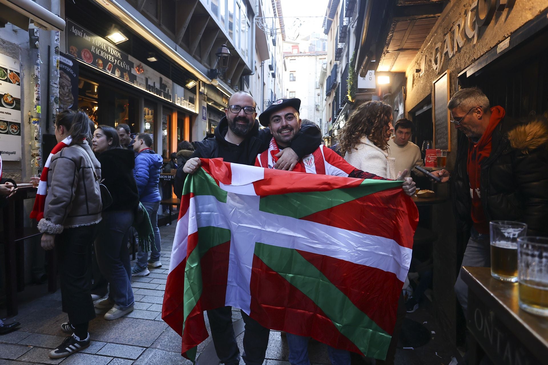 El ambiente en Laurel antes del partido entre UDL y Athletic