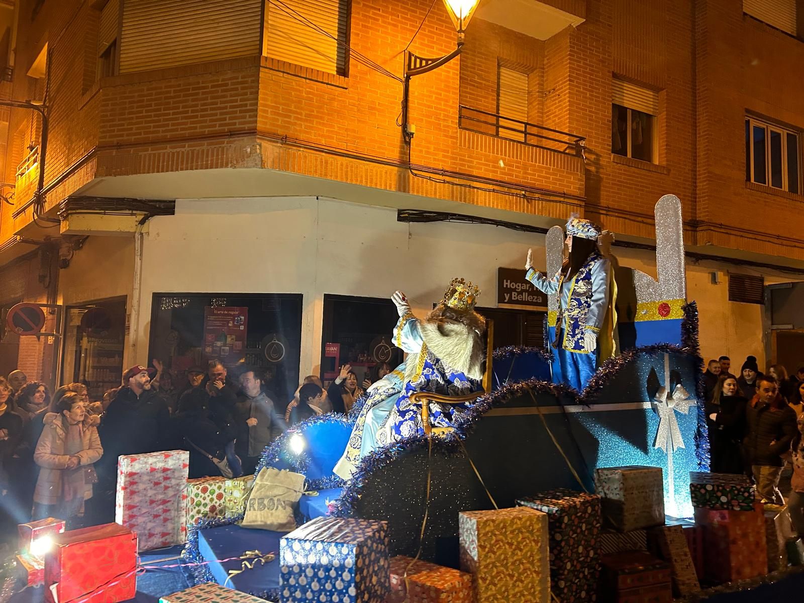 La cabalgata de los Reyes estuvo muy animada