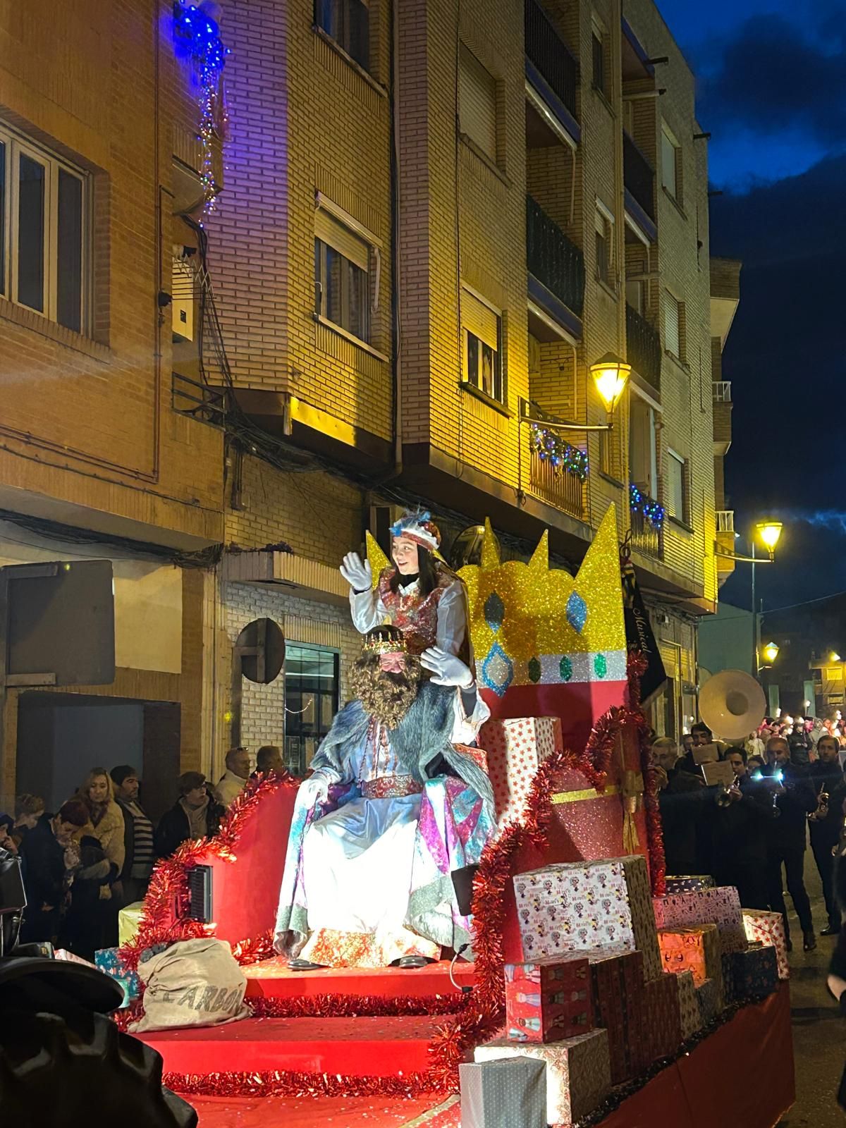 La cabalgata de los Reyes estuvo muy animada