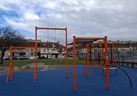Nuevo parque de calistenia en Lardero