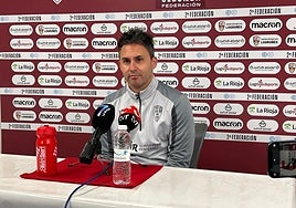 Sergio Rodríguez, antes de comenzar una rueda de prensa en la ciudad deportiva.