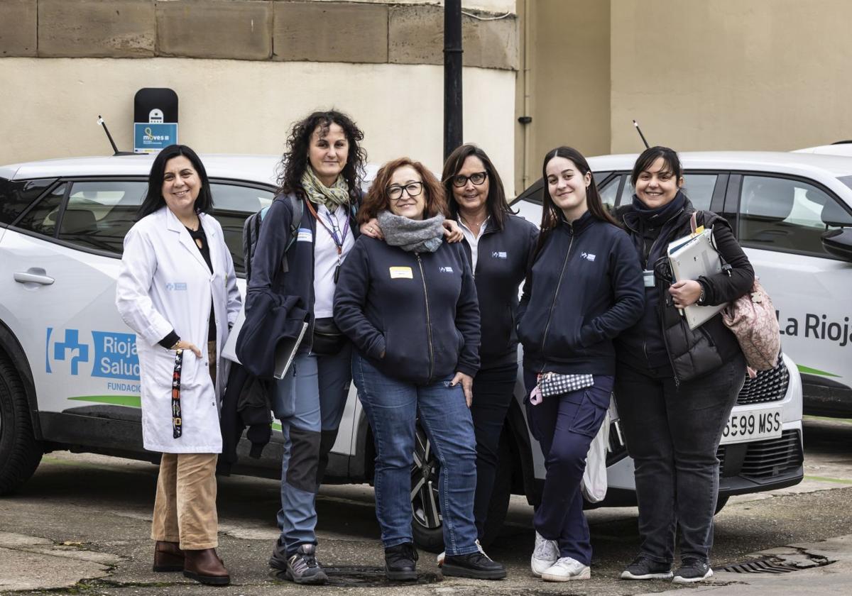 Mónica Ochagavía, Tatiana Monje, María Somivilla, Estrella Fernández, Lorena Lerma y Alejandra Escobar.