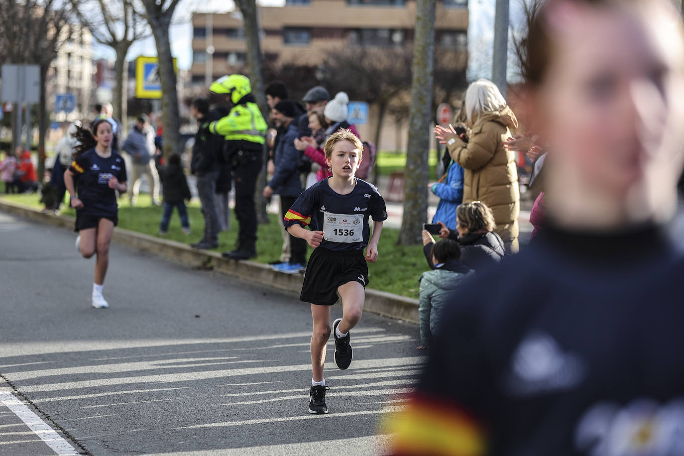 La carrera solidaria de la Policía Nacional en Logroño, en imágenes