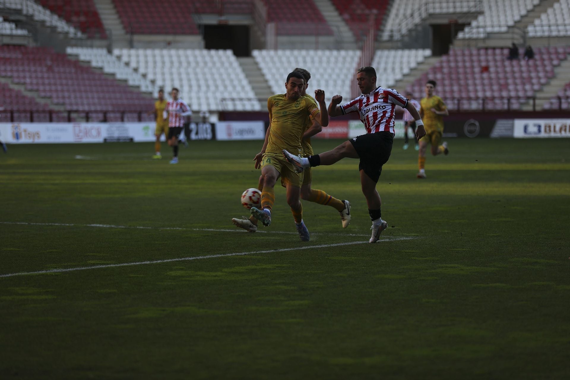 El partido entre SD Logroñés y Calahorra