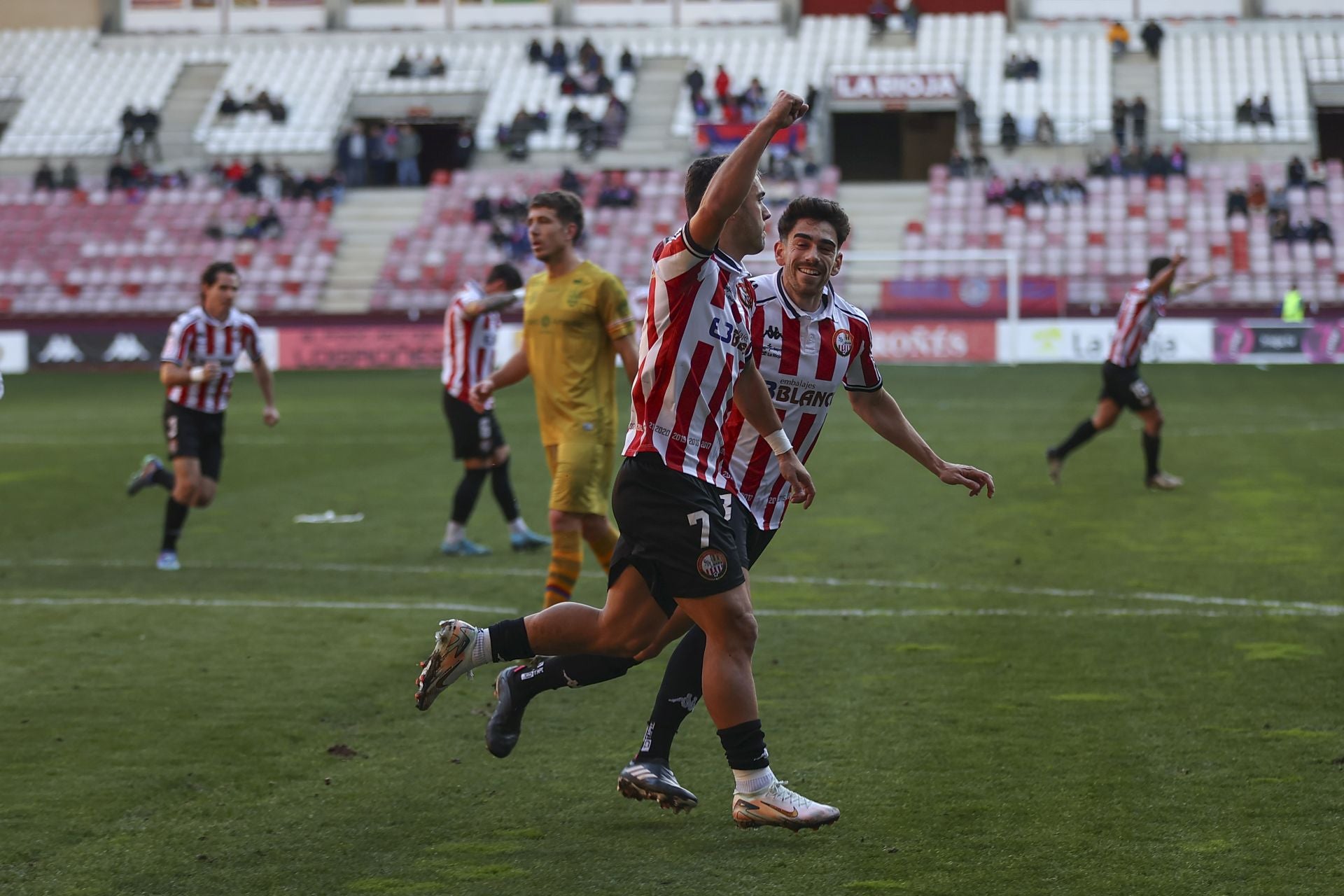 El partido entre SD Logroñés y Calahorra