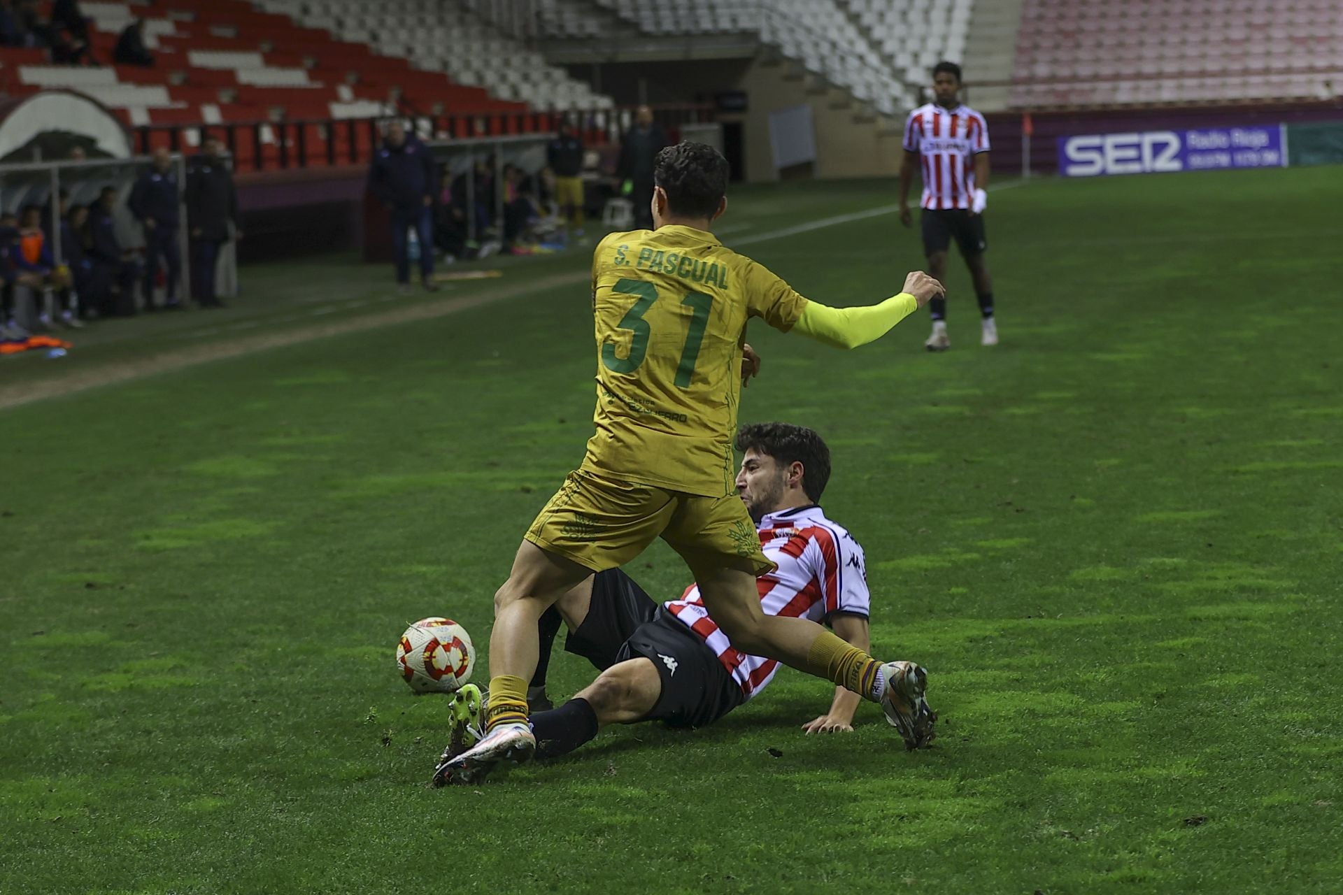 El partido entre SD Logroñés y Calahorra