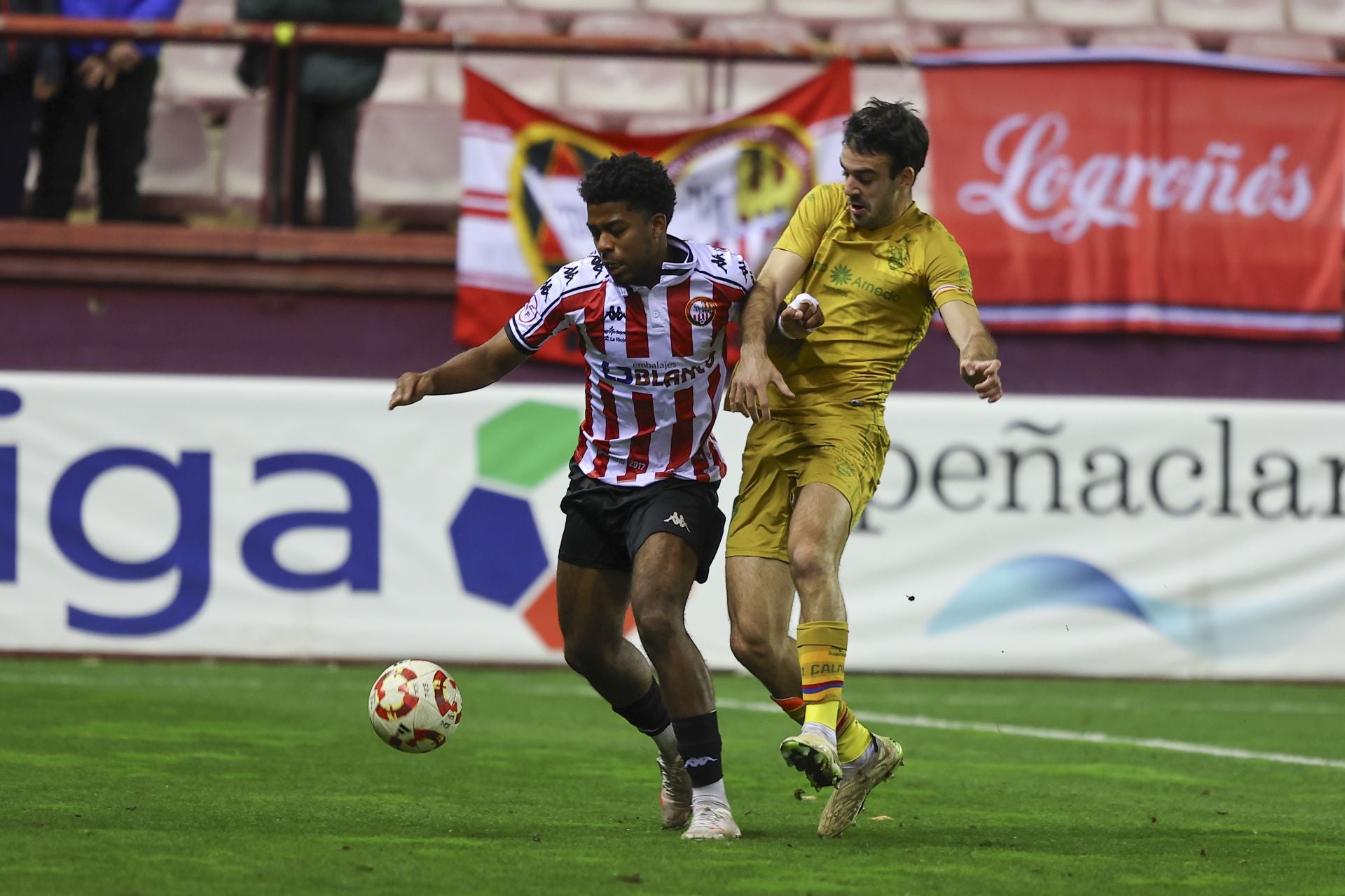 El partido entre SD Logroñés y Calahorra