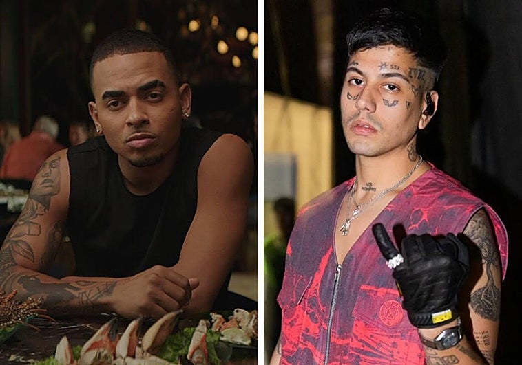 Ozuna y el rapero argentino Duki.