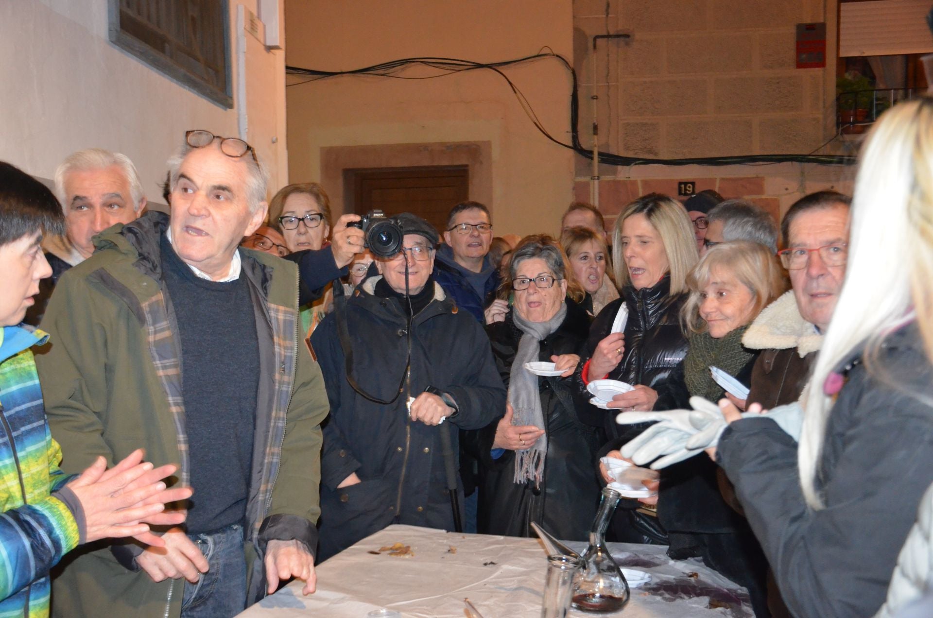 Las hogueras por San Antón de Calahorra