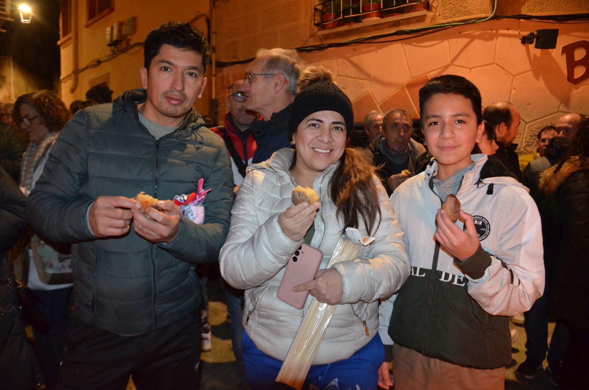 Las hogueras por San Antón de Calahorra