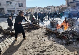 Hogueras y fiesta del cerdo en Igea