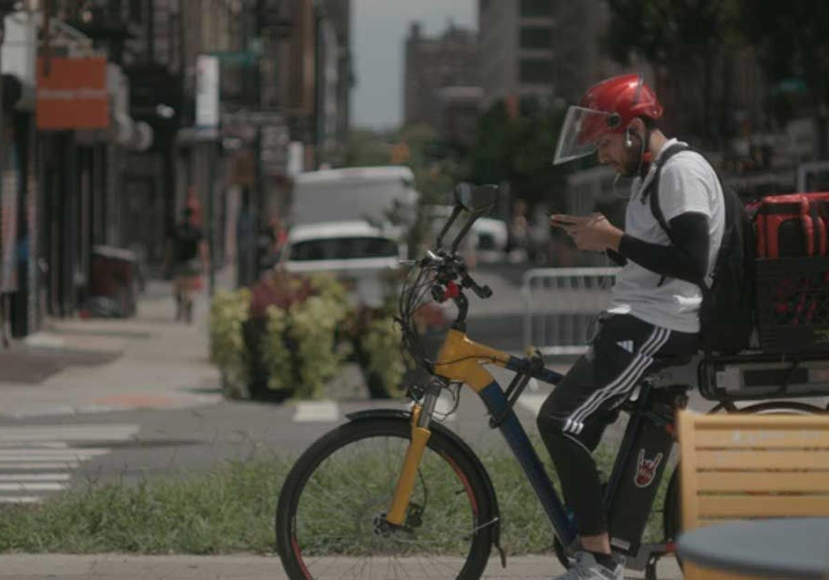 Escena del cortometraje ganador, 'Jour own boss' de Álvaro Guzmán.