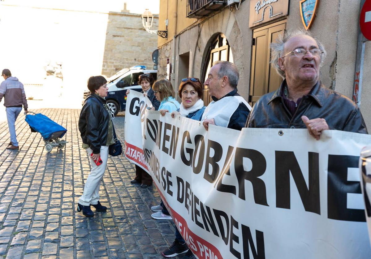 Protesta en defensa de las pensiones públicas, en una imagen de archivo.