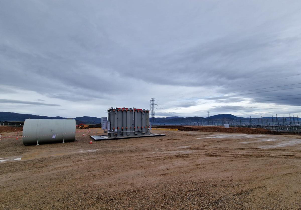 Imagen de las obras en los parques Jubera I y II, donde pronto llegarán los aerogeneradores.