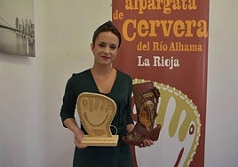 La calagurritana Laura Pascual, del Instituto Virgen de Vico de Arnedo, ganadora en 2019.