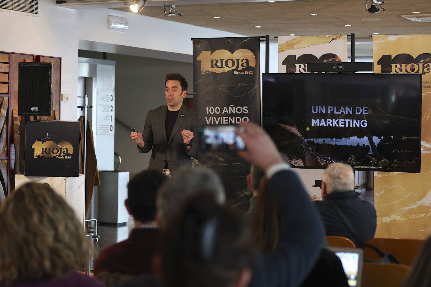 La presentación de los actos por el centenario de la DOC Rioja, en imágenes