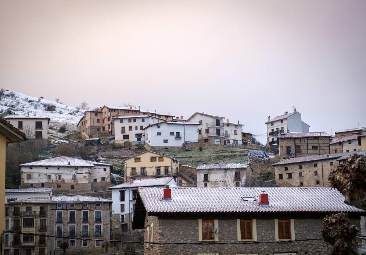 Nieve en los Cameros, en una imagen de archivo.