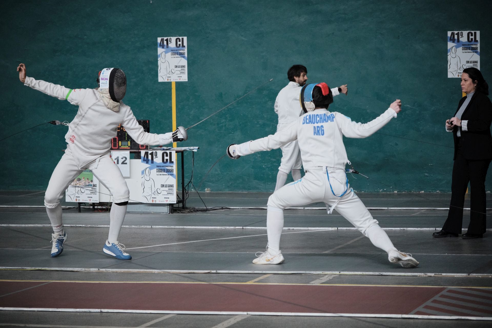 El Torneo Internacional de Esgrima Ciudad de Logroño celebra su edición número 41