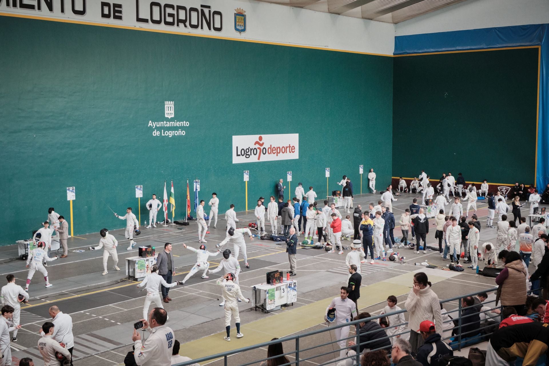 El Torneo Internacional de Esgrima Ciudad de Logroño celebra su edición número 41