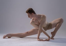 El bailarín logroñés Gabriel Tudelilla.