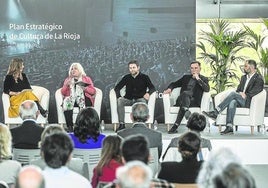 Foto de archivo de la presentación, en abril de 2023, del primer Plan Estratégico de La Rioja.