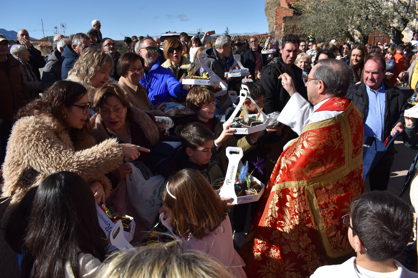 La festividad de San Blas en Autol, en imágenes