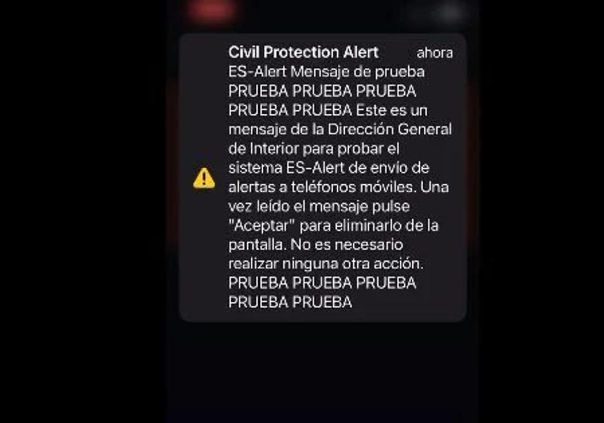 No te asustes si estás en Alfaro y suena la alarma de tu móvil: es un simulacro