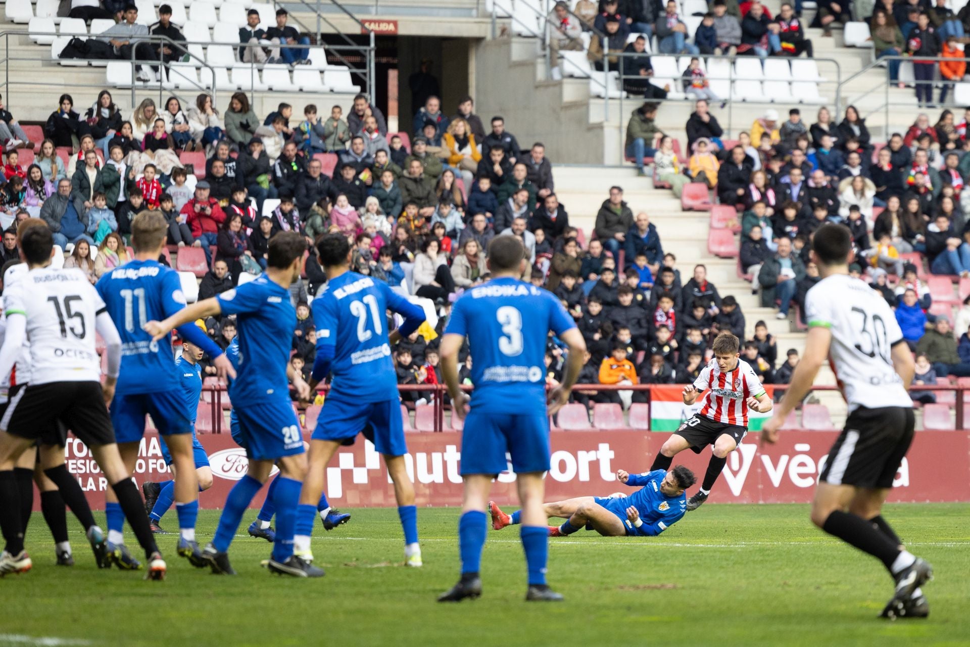 La goleada de la UD Logroñés, en imágenes