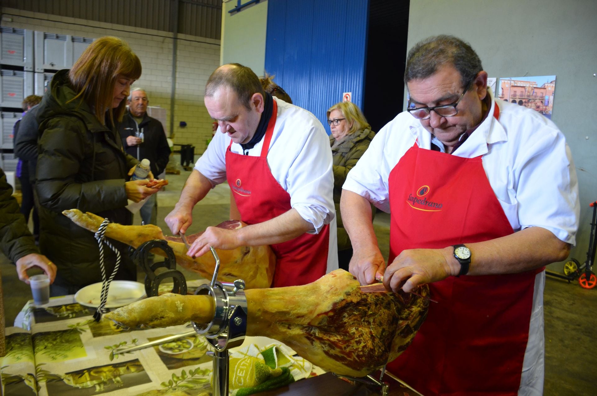 Fiesta de la pringada en el trujal de los santos mártires de Calahorra