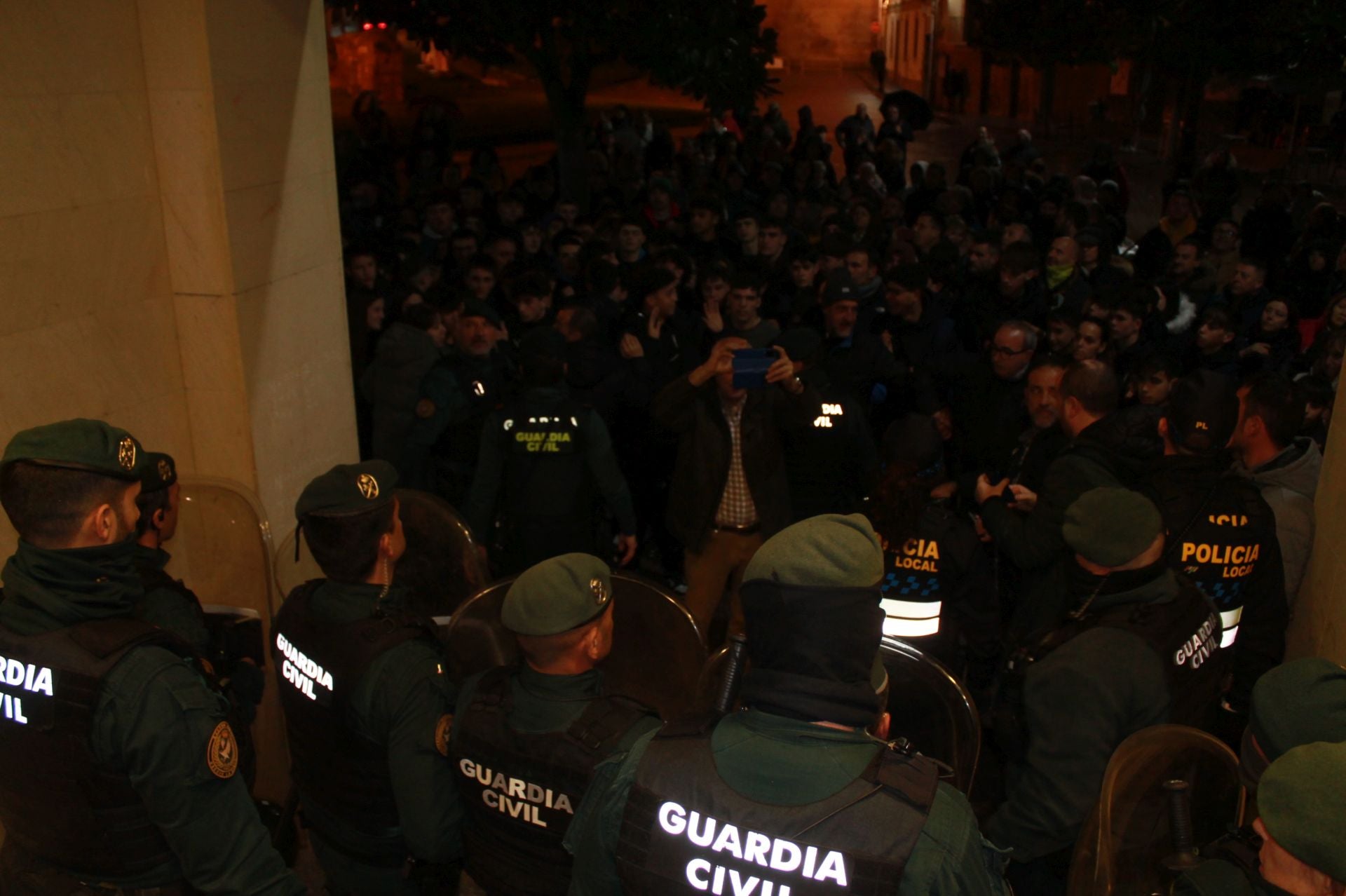 La Guardia Civil tiene que intervenir para impedir altercados en Nájera