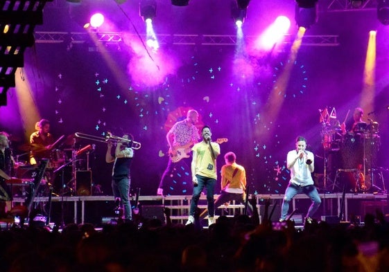 Concierto de 'La Pegatina' el sábado 23 de septiembre de 2023 en el 'Espacio Peñas'.