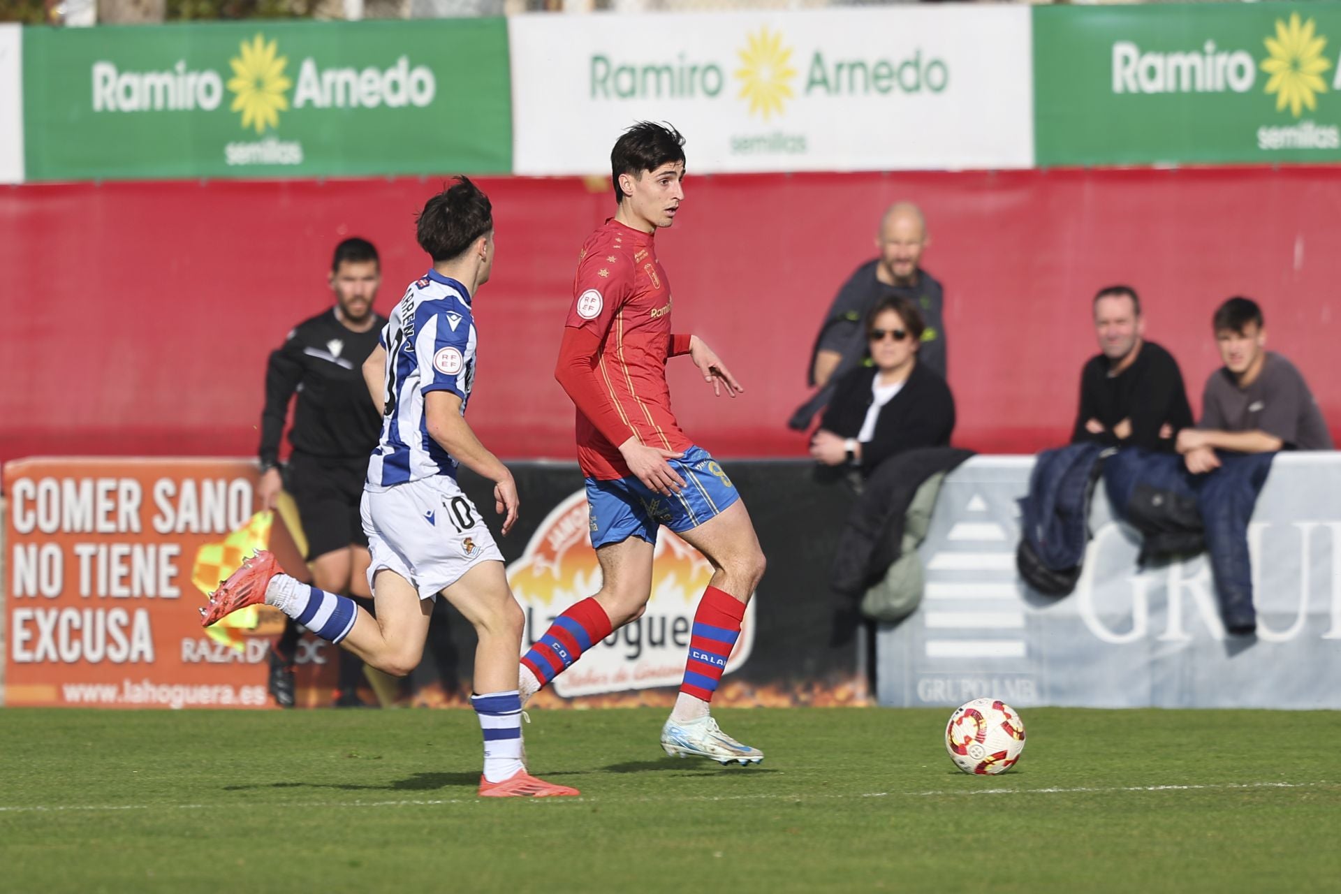 Las imágenes del Calahorra-Real Sociedad C
