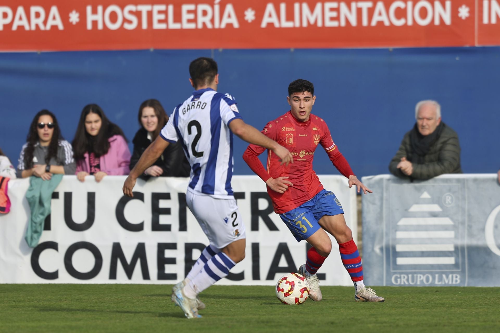 Las imágenes del Calahorra-Real Sociedad C